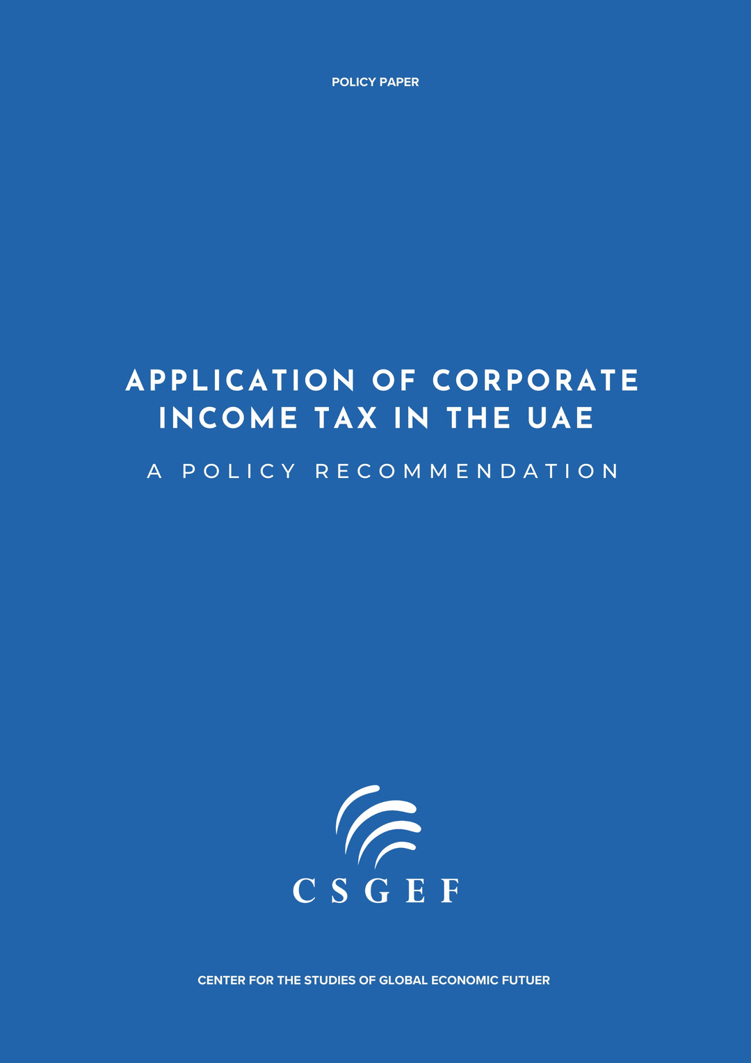 Application of Corporate Income Tax in the UAE